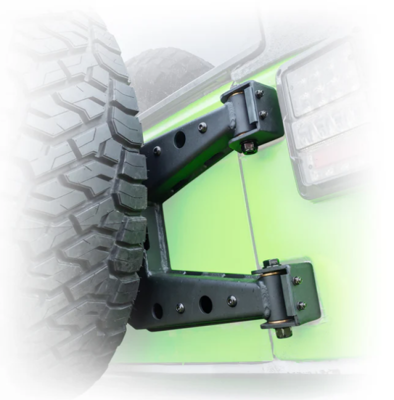 Jeep Wrangler JK Hinge Mount Tire Carrier - TURN Offroad - `07-`18 Jeep Wrangler JK Hinge Mount Tire Carrier - TURN Offroad - `07-`18